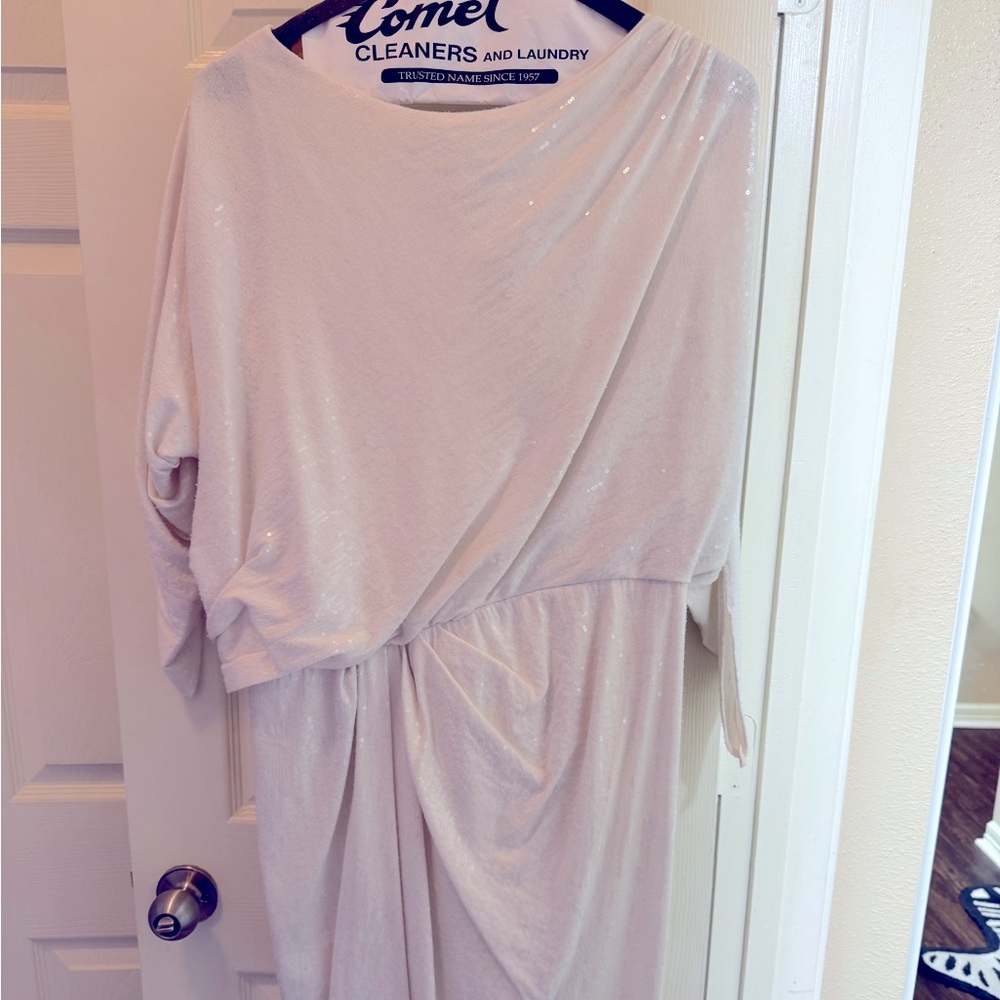 ✨EUC David Meister White Dress, 14✨